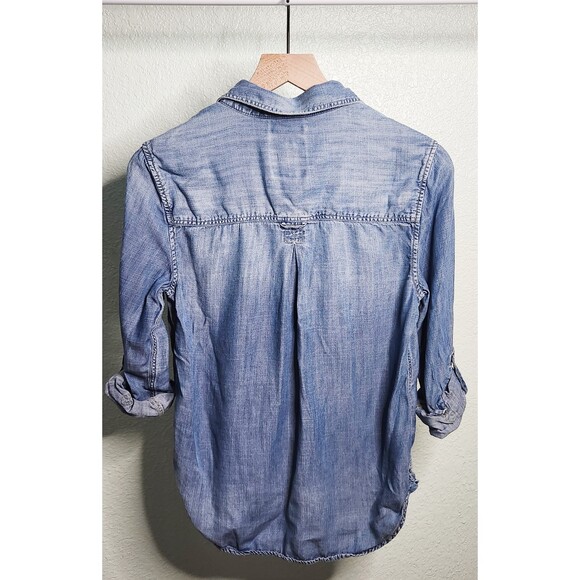 American Eagle oversized denim button-up shirt: boyfriend fit - Picture 6 of 6
